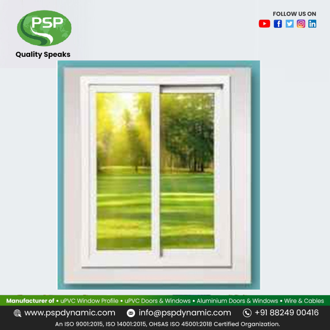 Aluminium Swing Doors Manufacturers in India