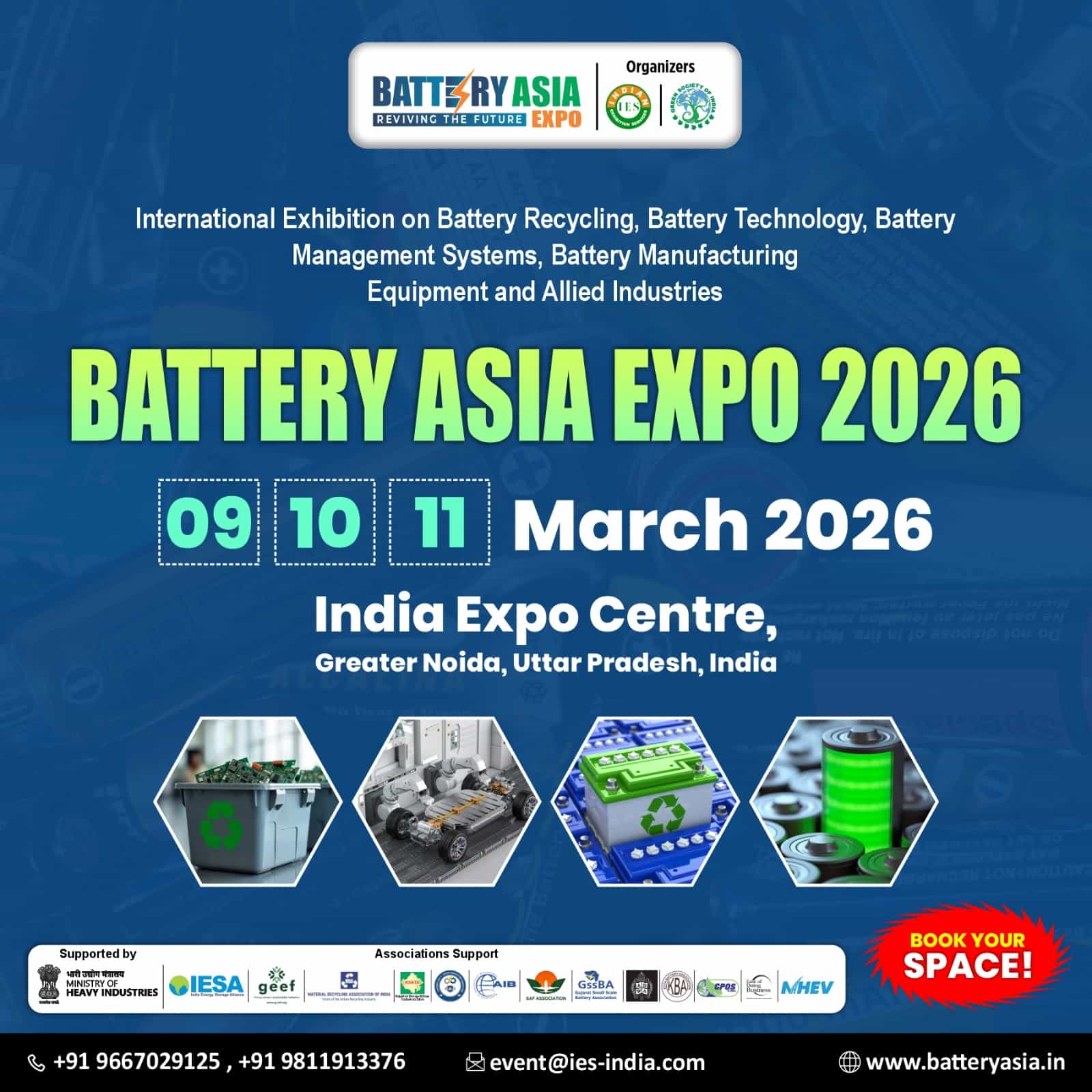 Battery Asia Expo 2026: India Leading Global Platform for Battery Recycling, Technology & Energy Storage