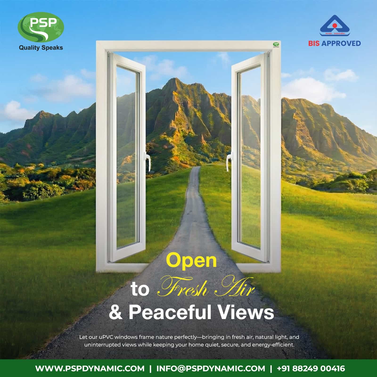 Best uPVC Profile Window and Door Manufacturers in India | PSP Dynamic
