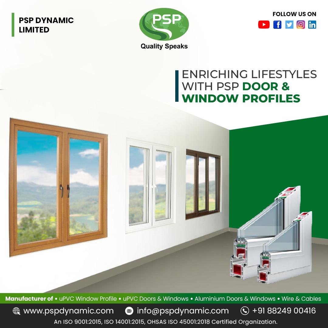 Coloured upvc windows and doors Supplier in India