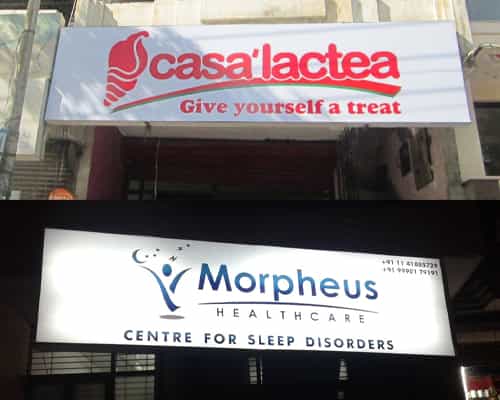 Glow Sign Board Manufacturer for Retail & Hotels in New Delhi | Sign Advertising