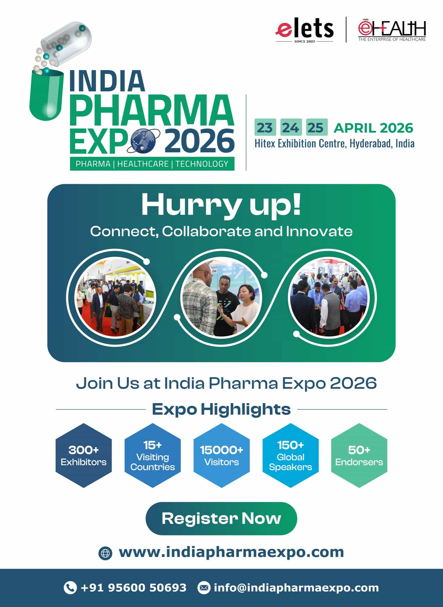 India Pharma Expo 2026 | Pharma, Healthcare & Technology Exhibition Hyderabad