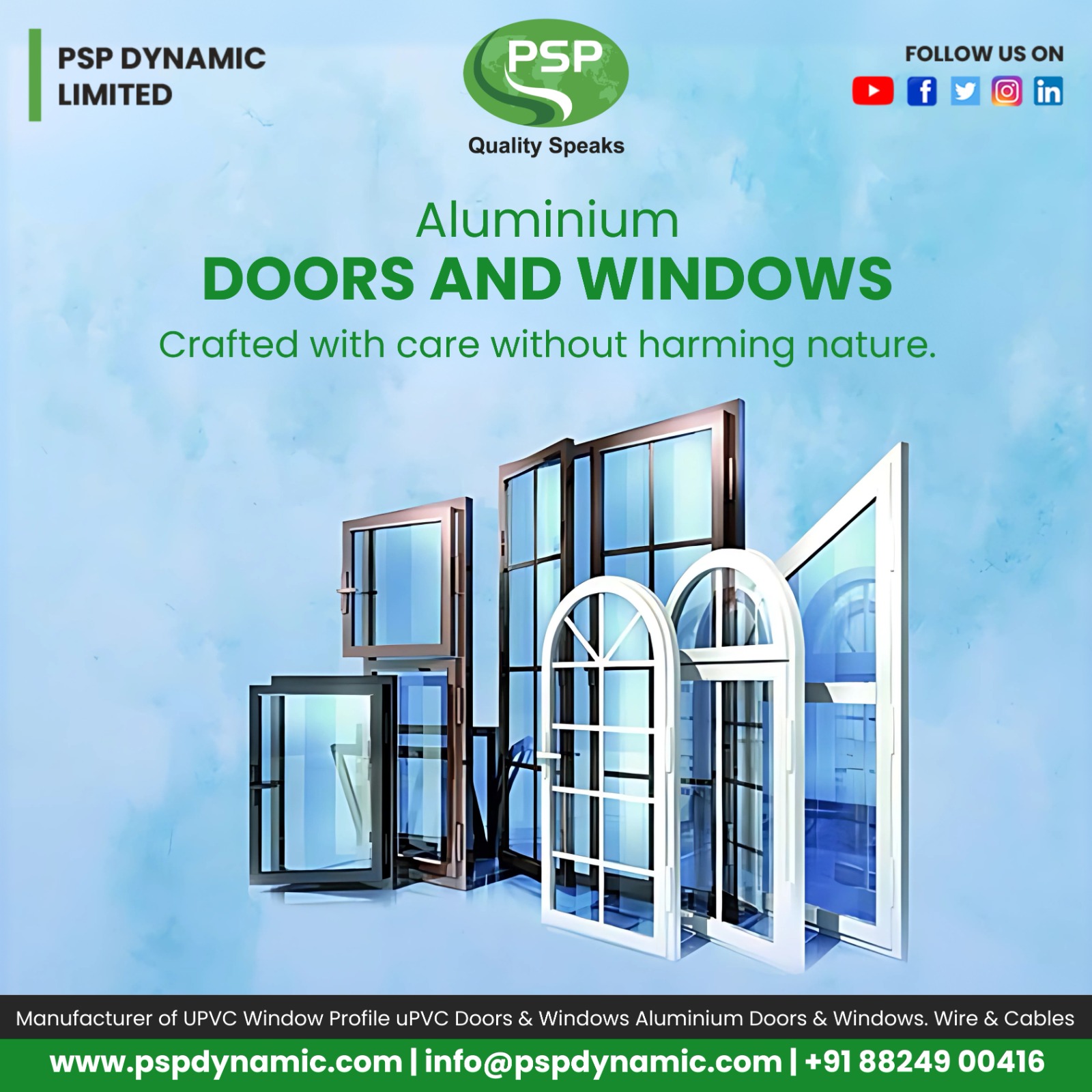 India's Best uPVC Profile Manufacturers | PSP Dynamic