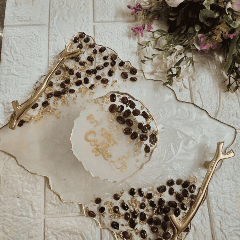 Luxury Handmade Resin Tray Manufacturer in Delhi | D Kreative Art