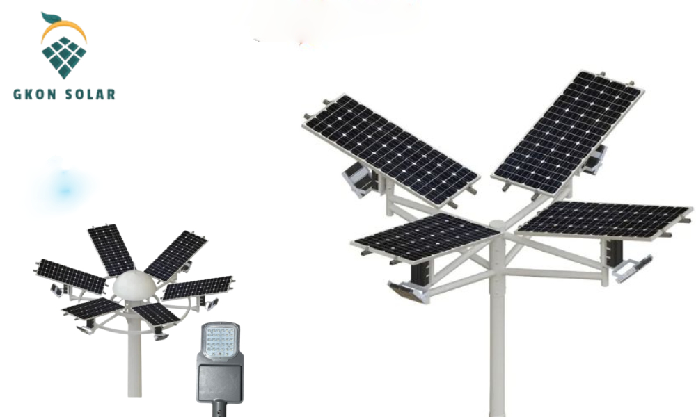 Solar Integrated Highmast Light Manufacturers Uttarakhand | Gkon Solar