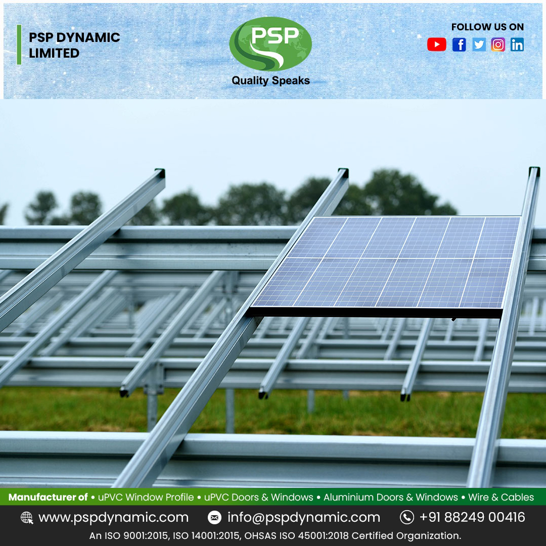 Solar panel mounting frame manufacturers in India | PSP Dynamic Limited