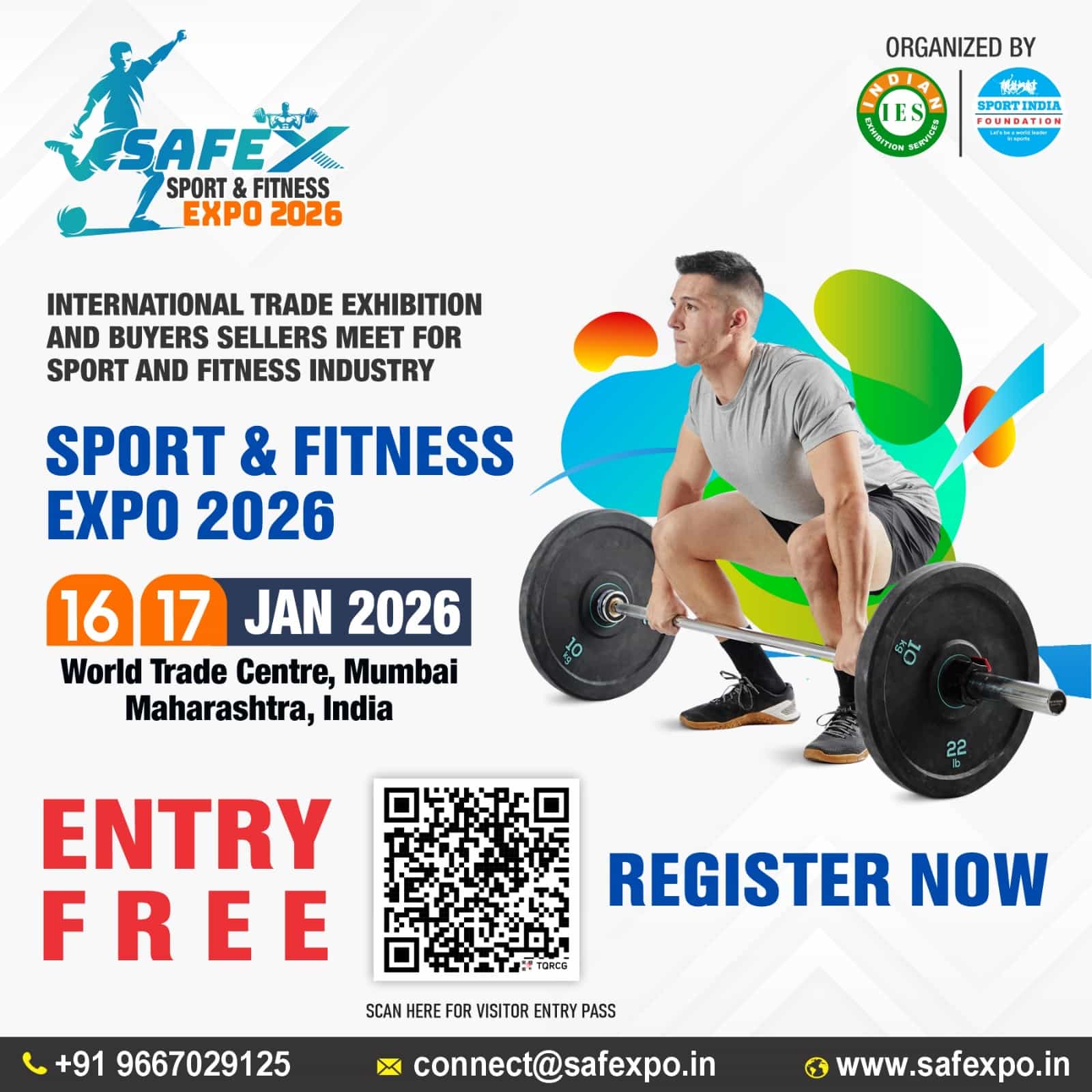 Sport & Fitness Expo 2026 Visitor Registration | Free Entry Mumbai