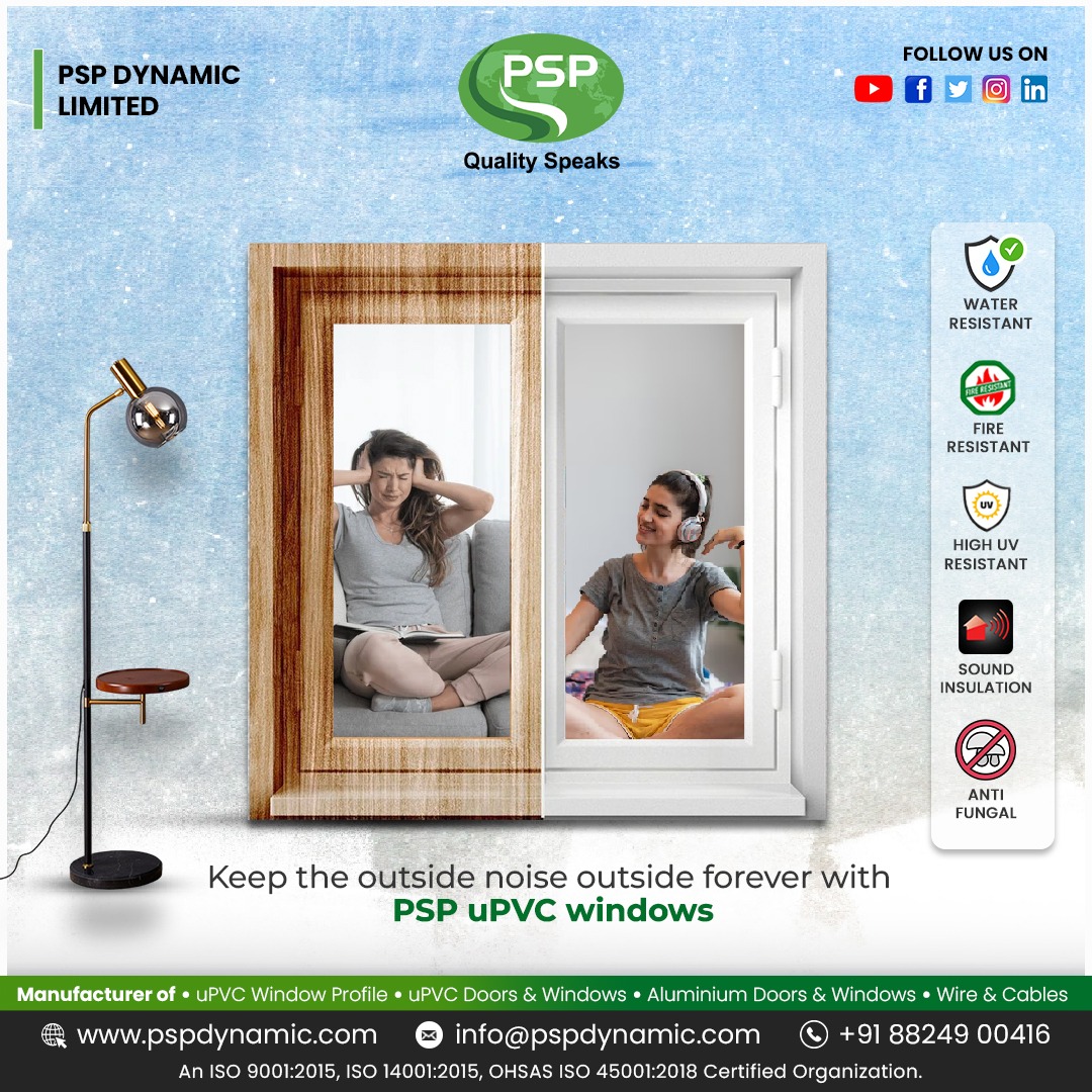 Top 5 uPVC Profile Manufacturers in India | PSP Dynamic