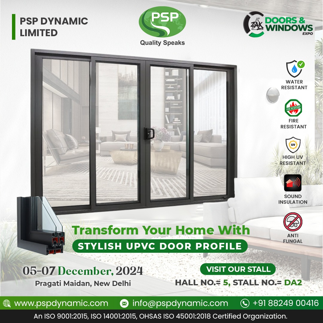 UPVC Door and Windows Benefits in India | PSP Dynamic