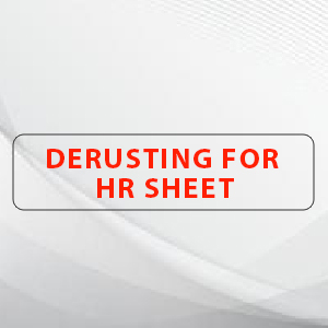 Derusting For HR Sheet
