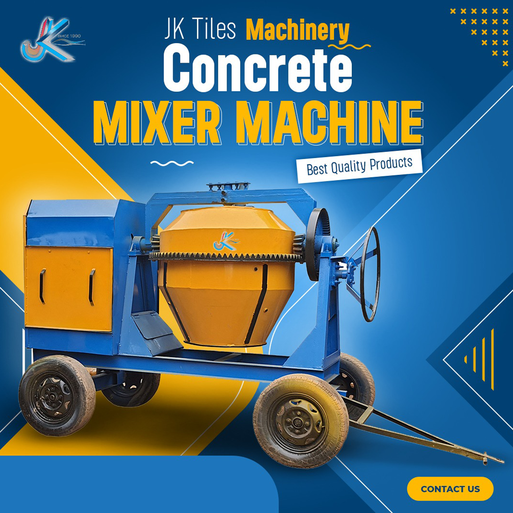 Semi Automatic Concrete Tile Making Machine