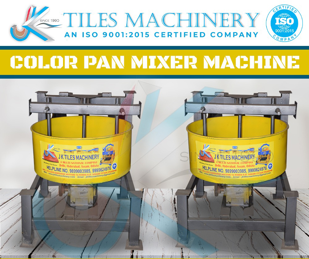 Paver Block Color Pan Mixer