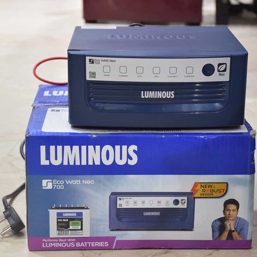 Luminous Eco Watt Neo 1050 Square Wave Inverter 900 vA Blue