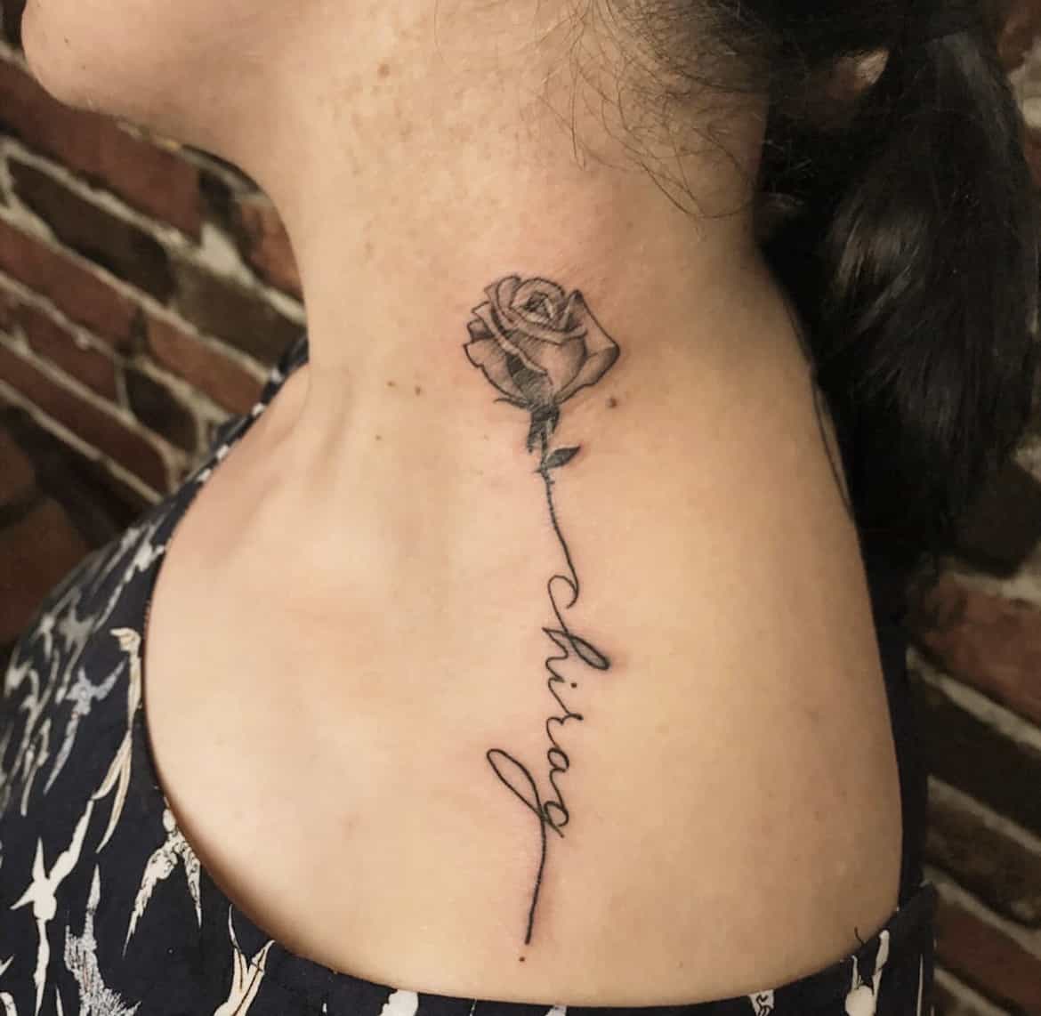 Floral tattoos for girls