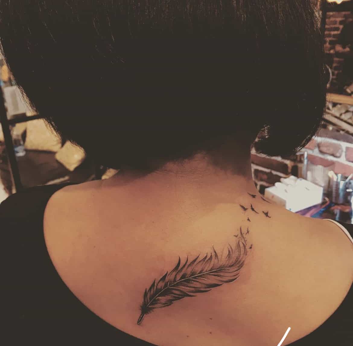 Feather tattoo