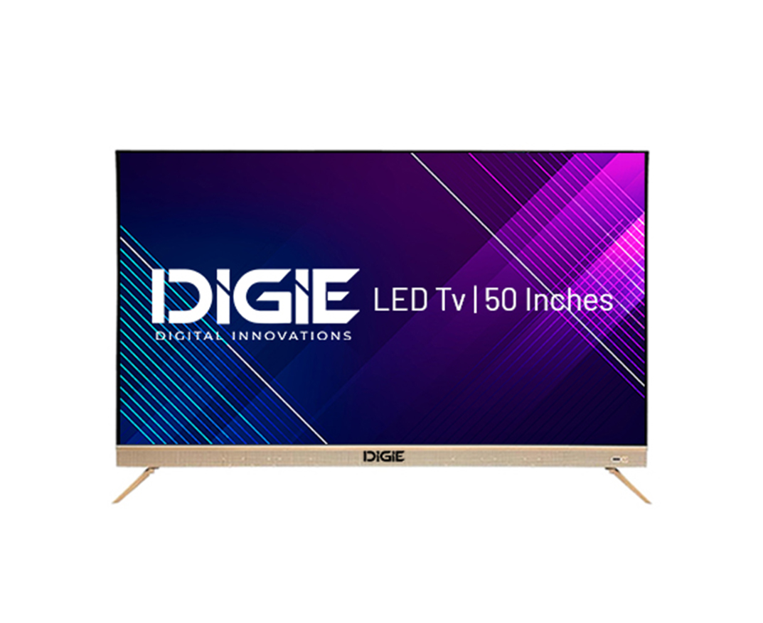 DIGIE 127 CM (50 Inches) 4k Ultra HD Smart LED TV DG50FLAUHDVC (Black)