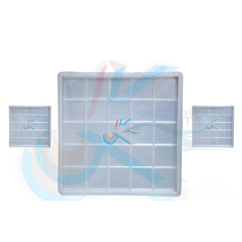 Criss Cross Square PVC Plastic Mould