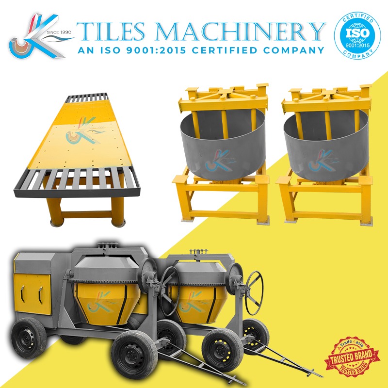 Semi Automatic Interlocking Tile Making Machine