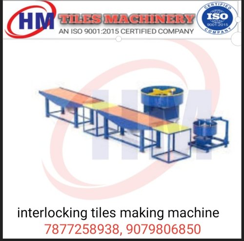 Interlocking Tiles making machine