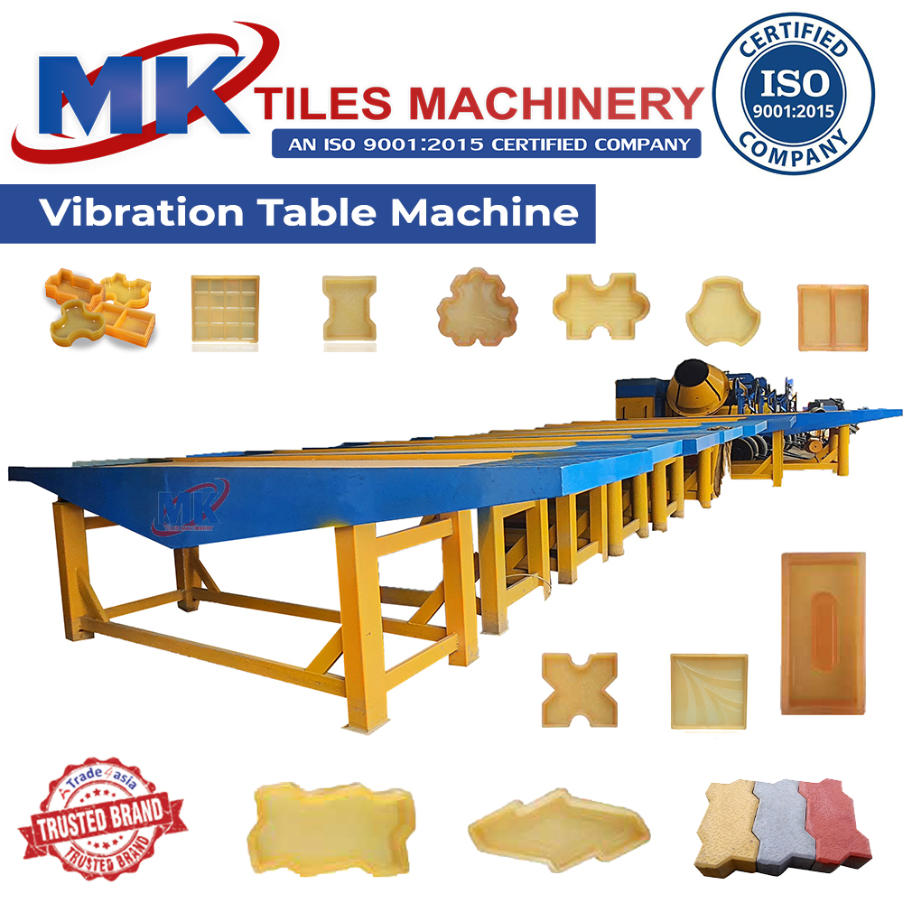 Concrete Cement Tile Making Machine