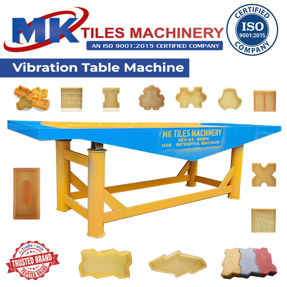 Paver Block Vibrating  Table