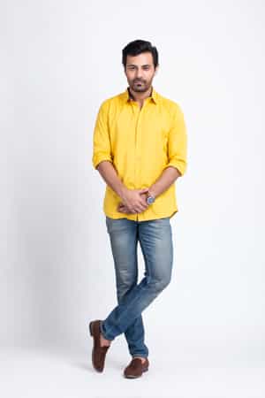 Yellow Cotton Linen Shirt