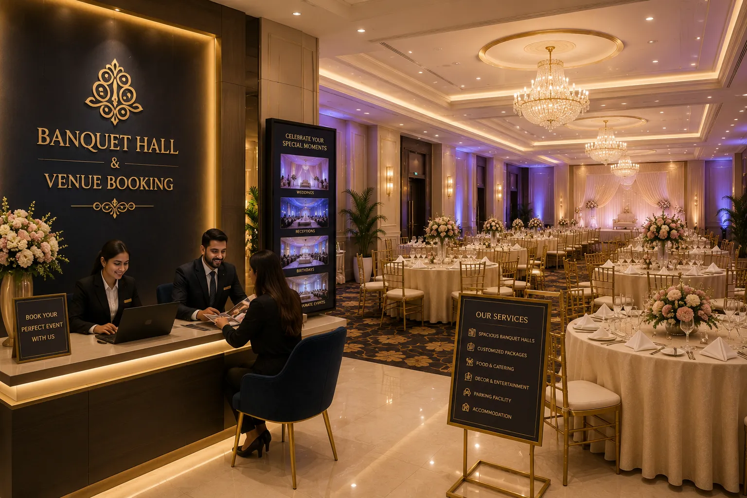 Banquet Hall & Venue Booking
