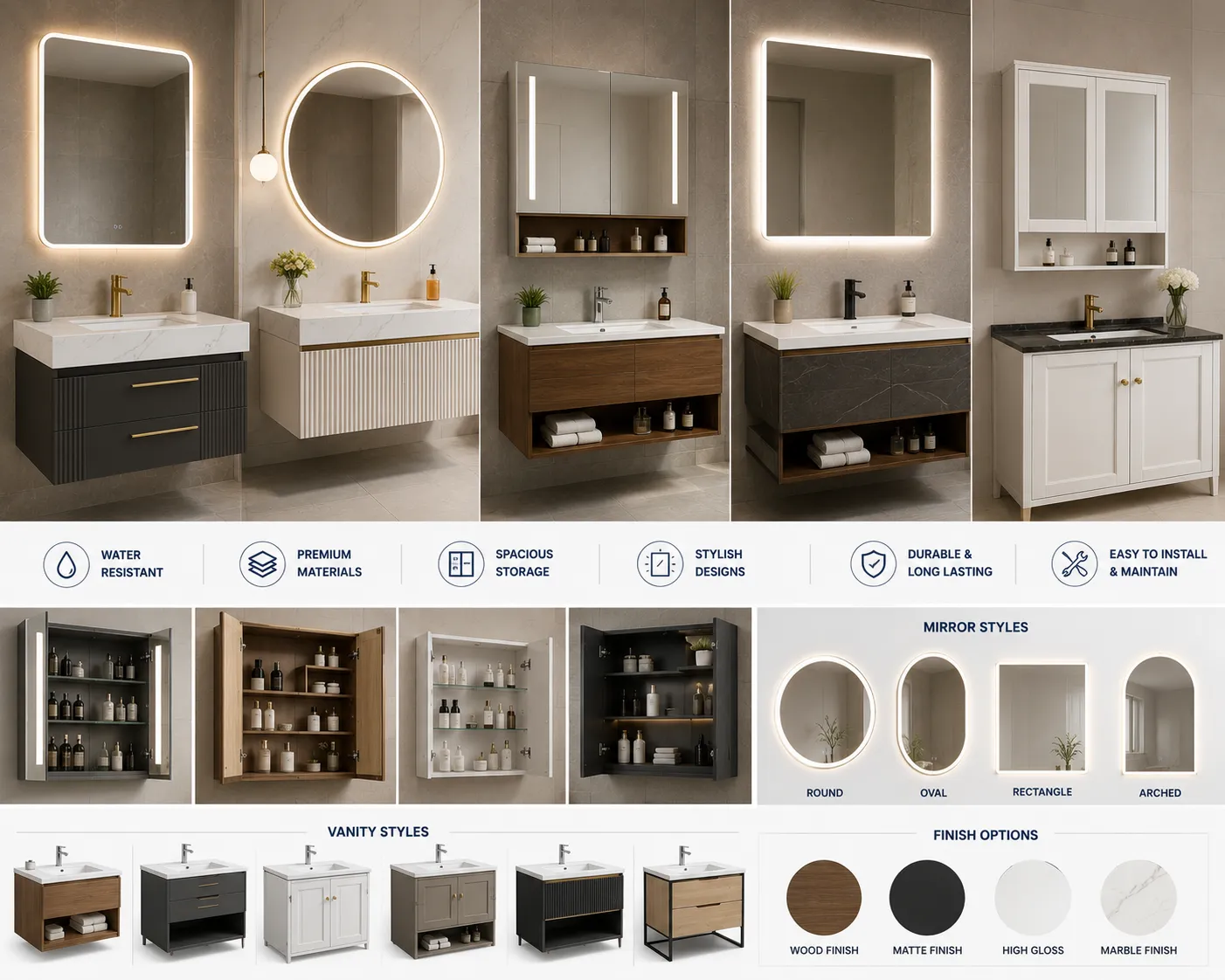Bathroom Cabinets & Mirrors