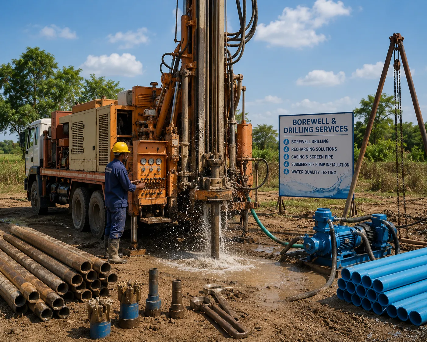 Borewell & Drilling Services