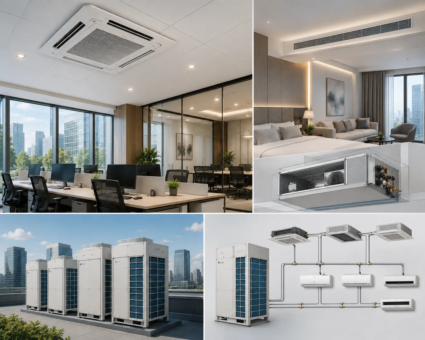 Cassette, Concealed & VRF Systems