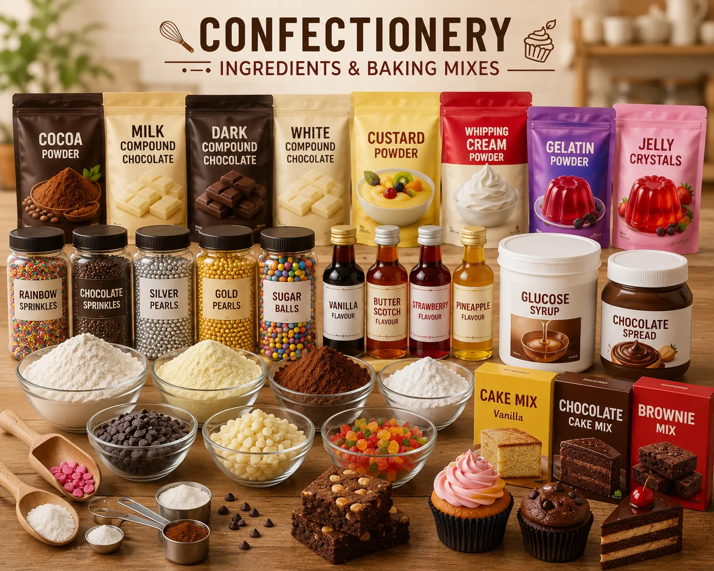 Confectionery Ingredients & Baking Mixes