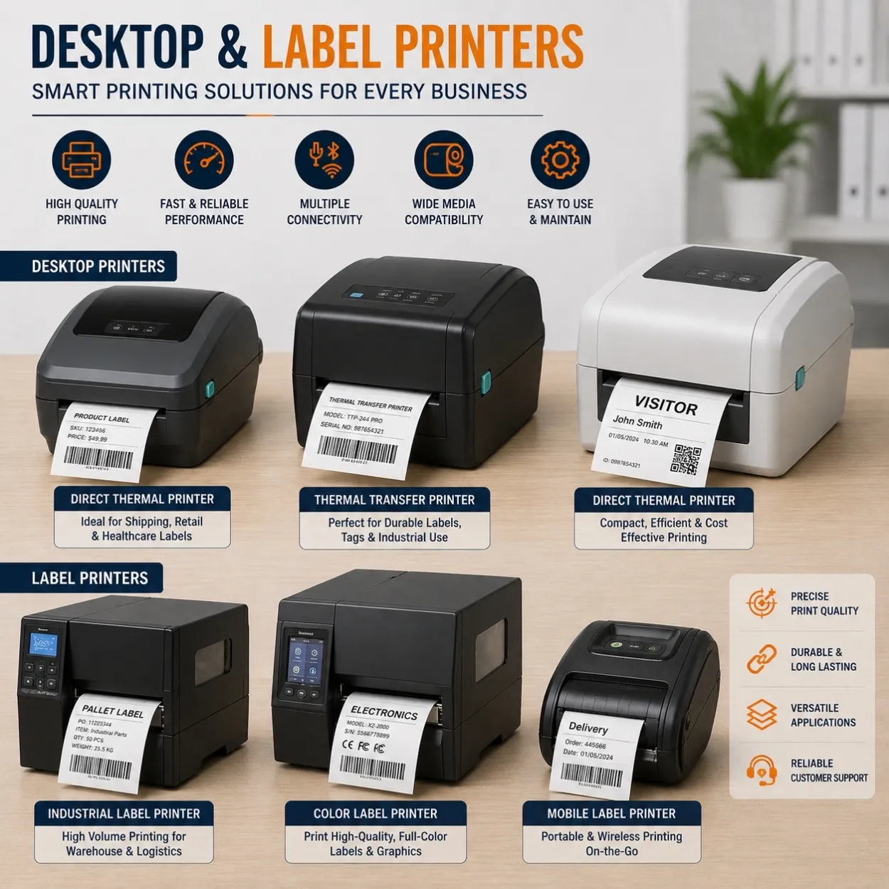 Desktop & Label Printers