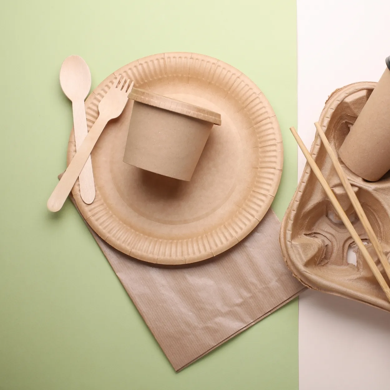 Disposable Cutlery (Wooden & Plastic)