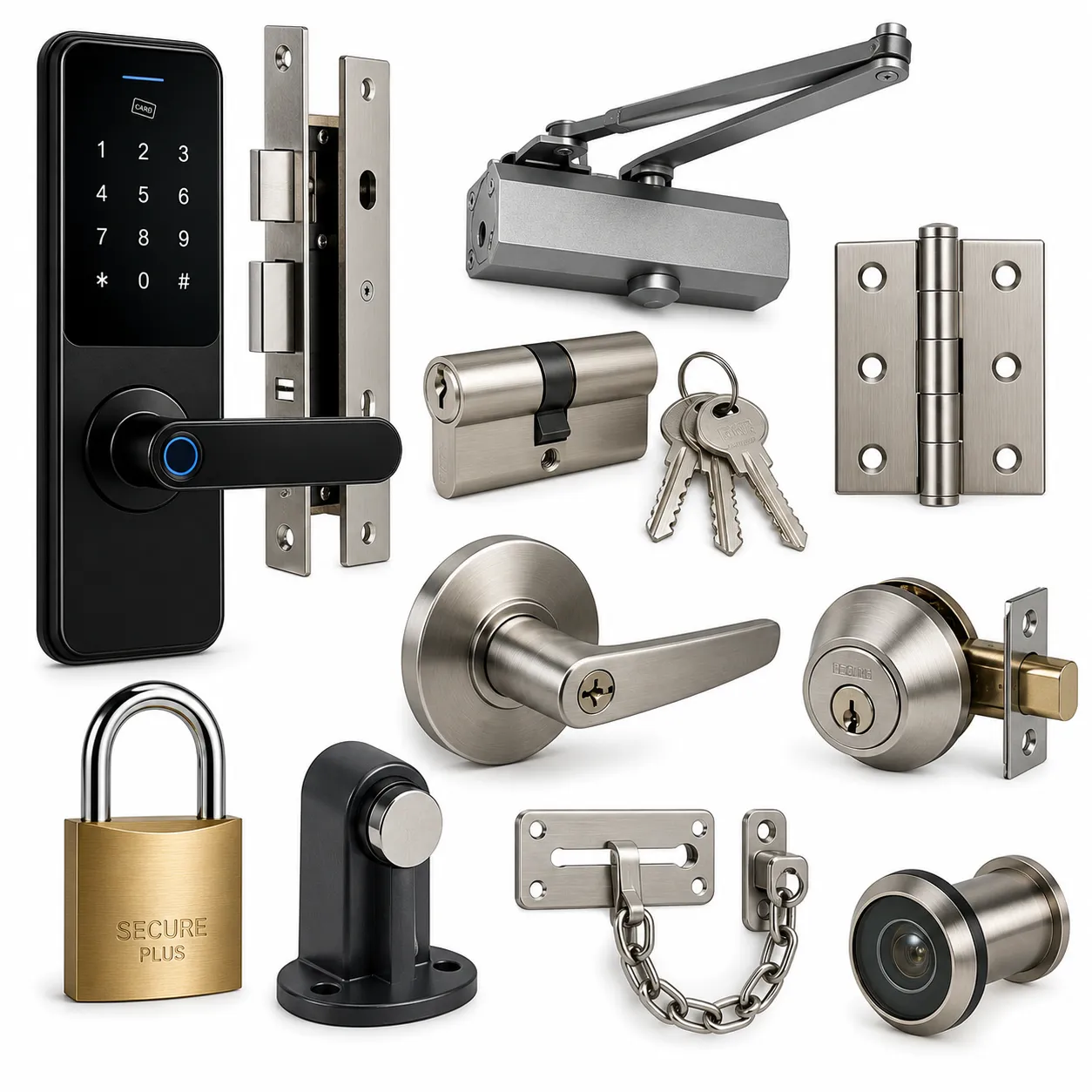 Door Locks & Security Hardware