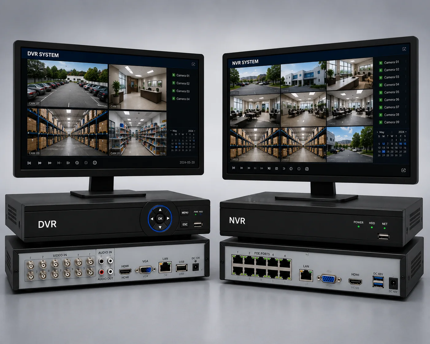 DVR & NVR Recording Systems