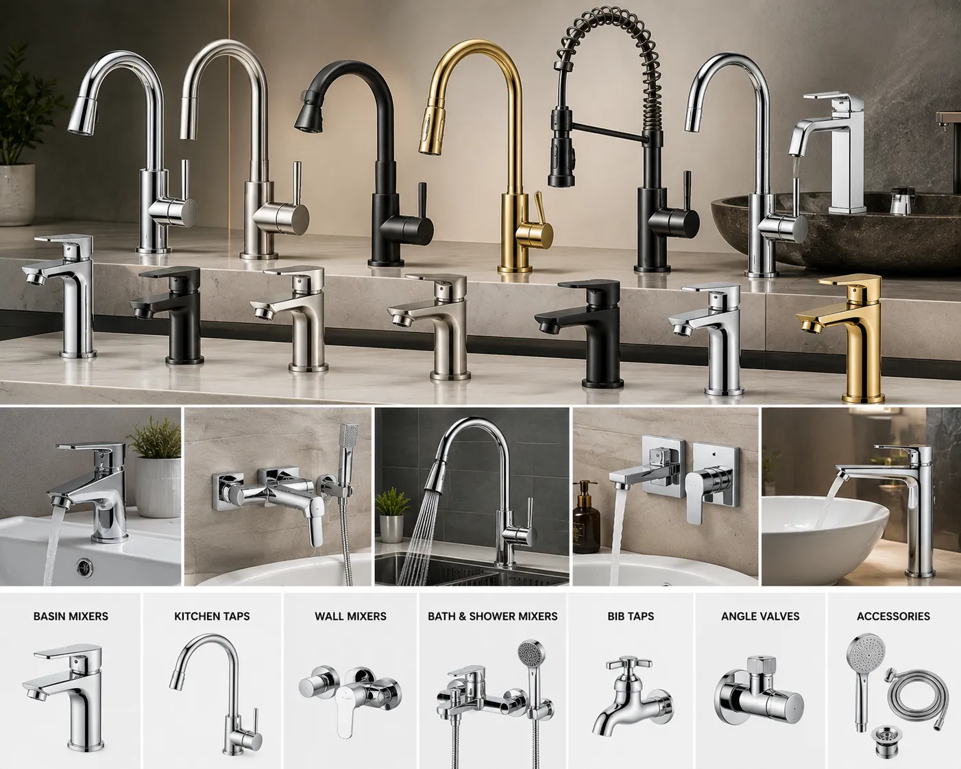 Faucets, Taps & Mixers