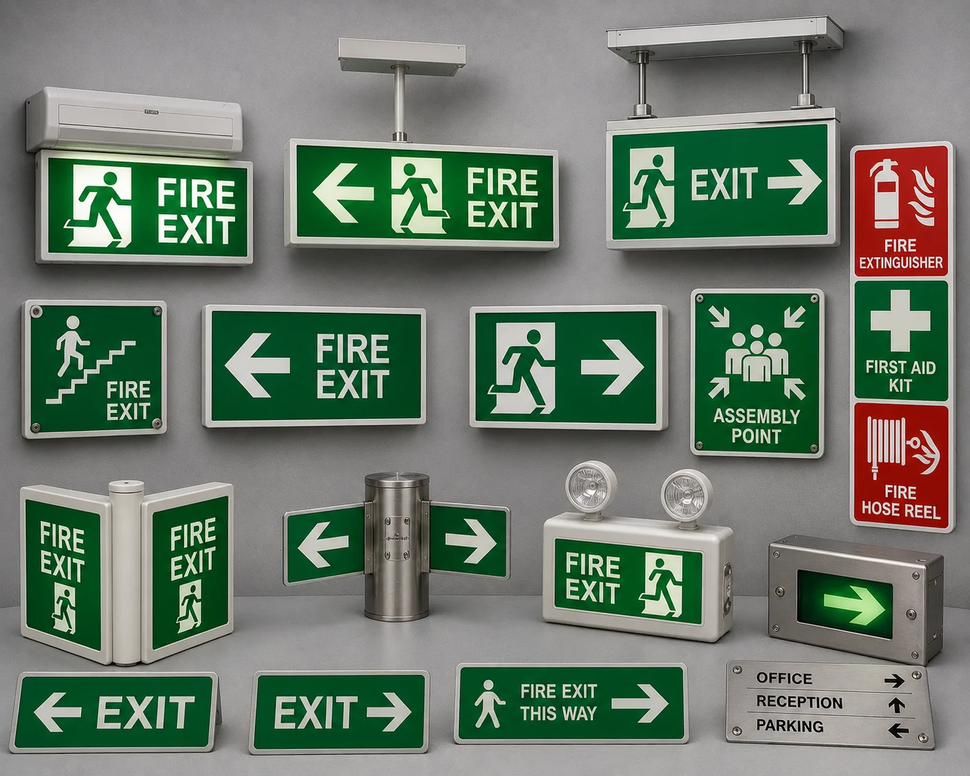 Fire Exit & Directional Signage