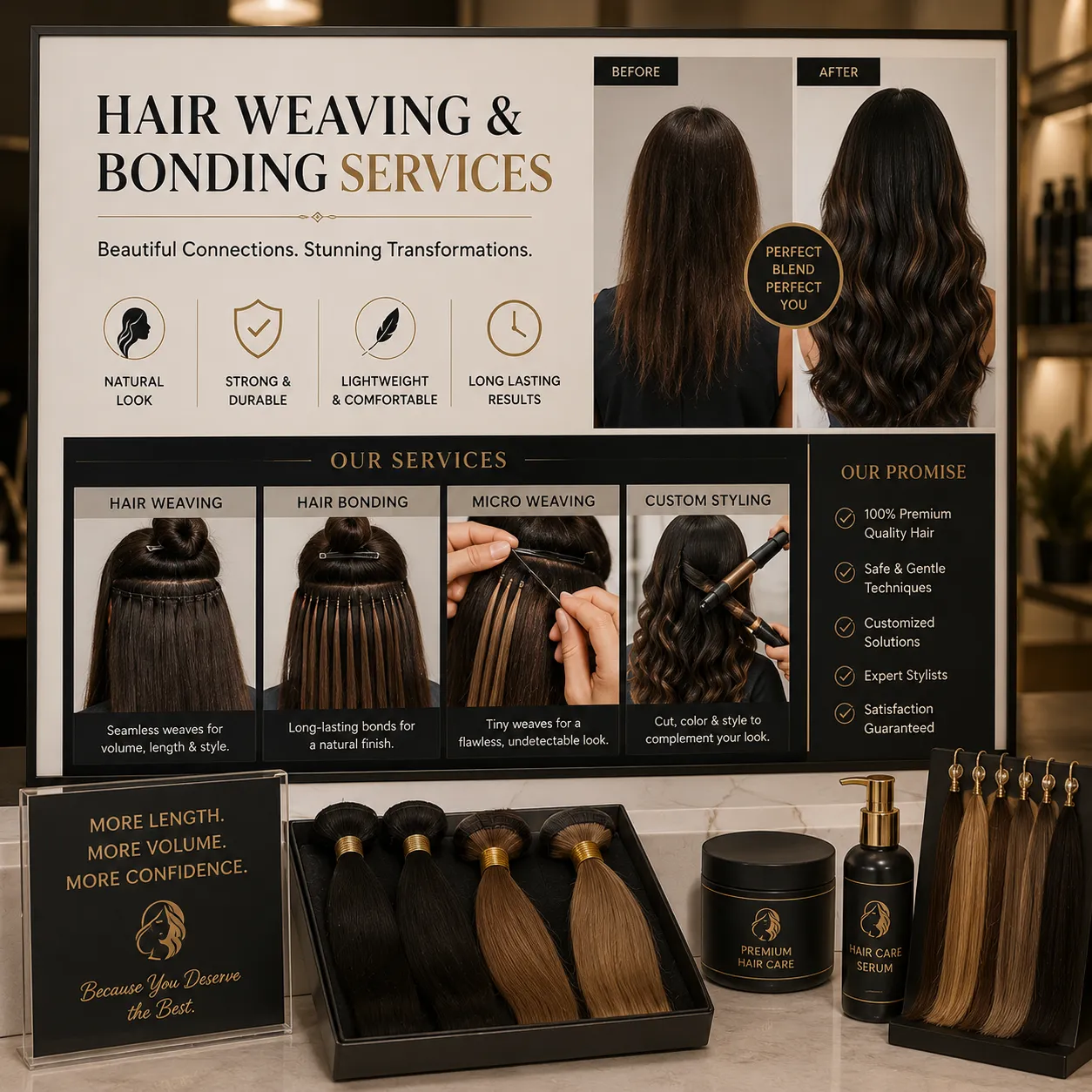 Hair Weaving & Bonding Services