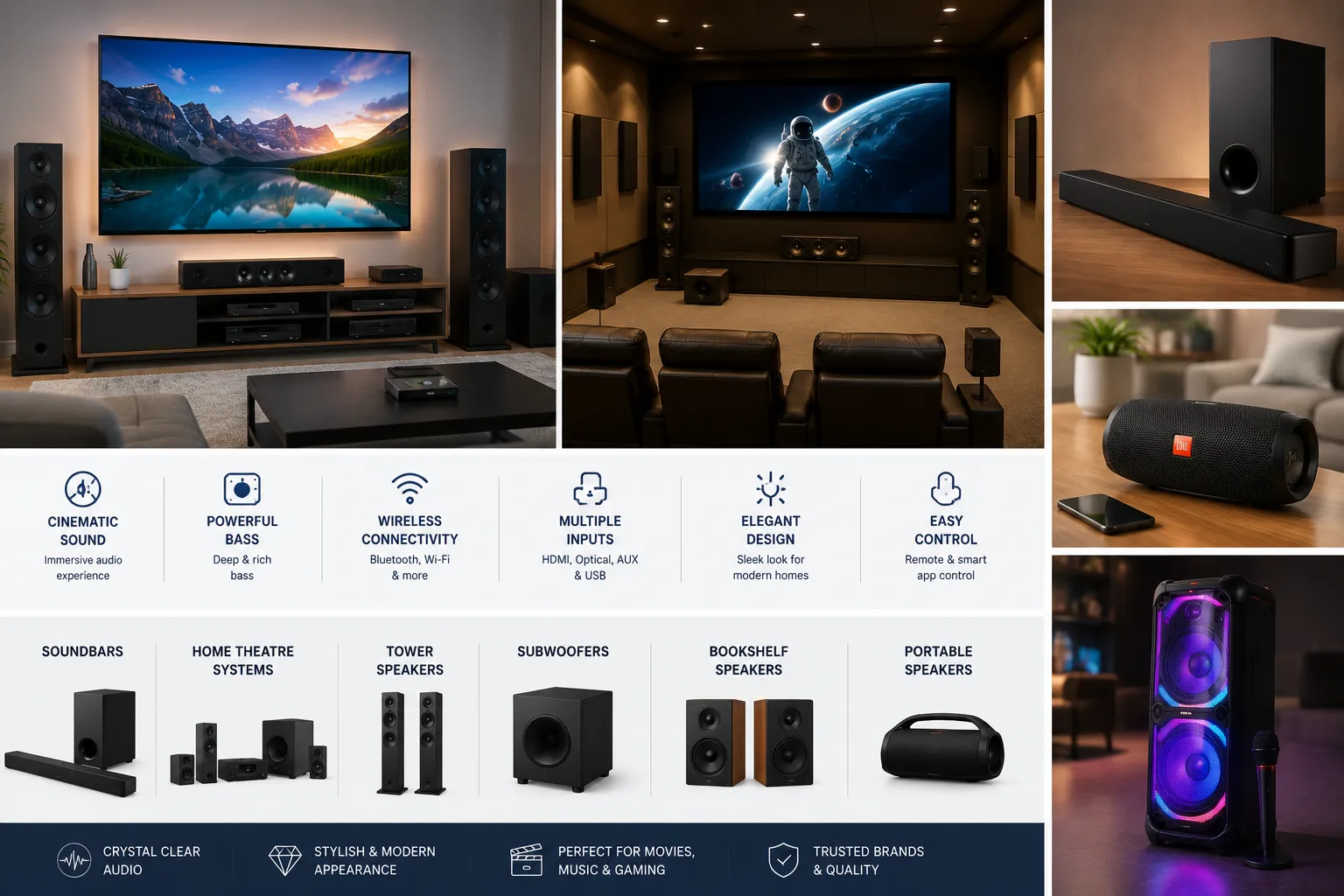 Home Theatre & Speakers