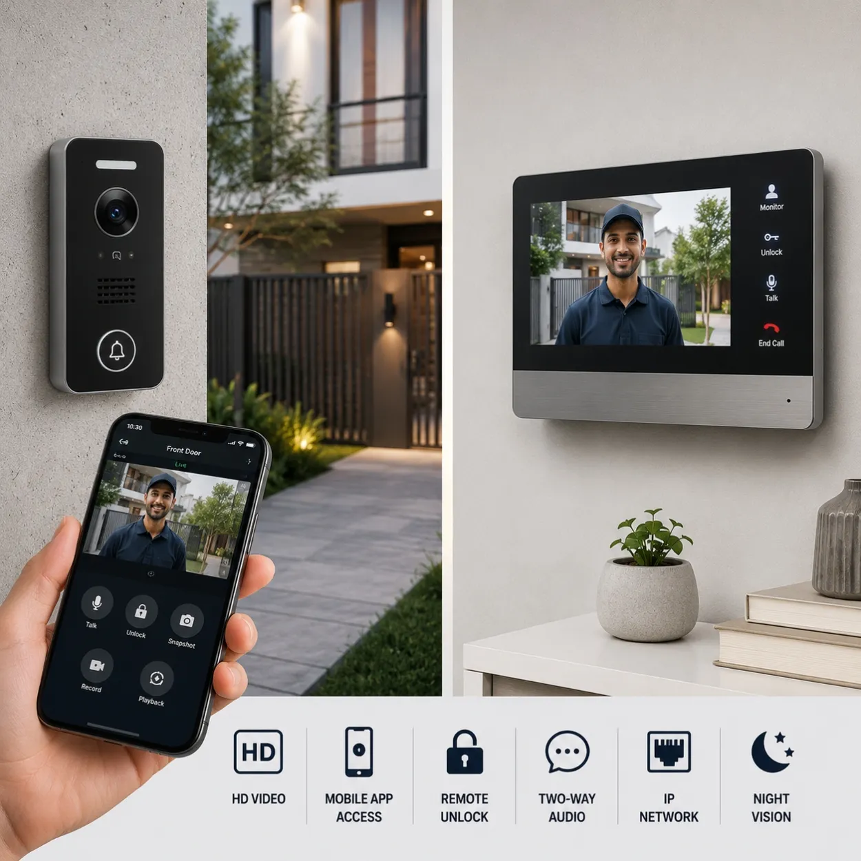 IP Network Video Door Phones