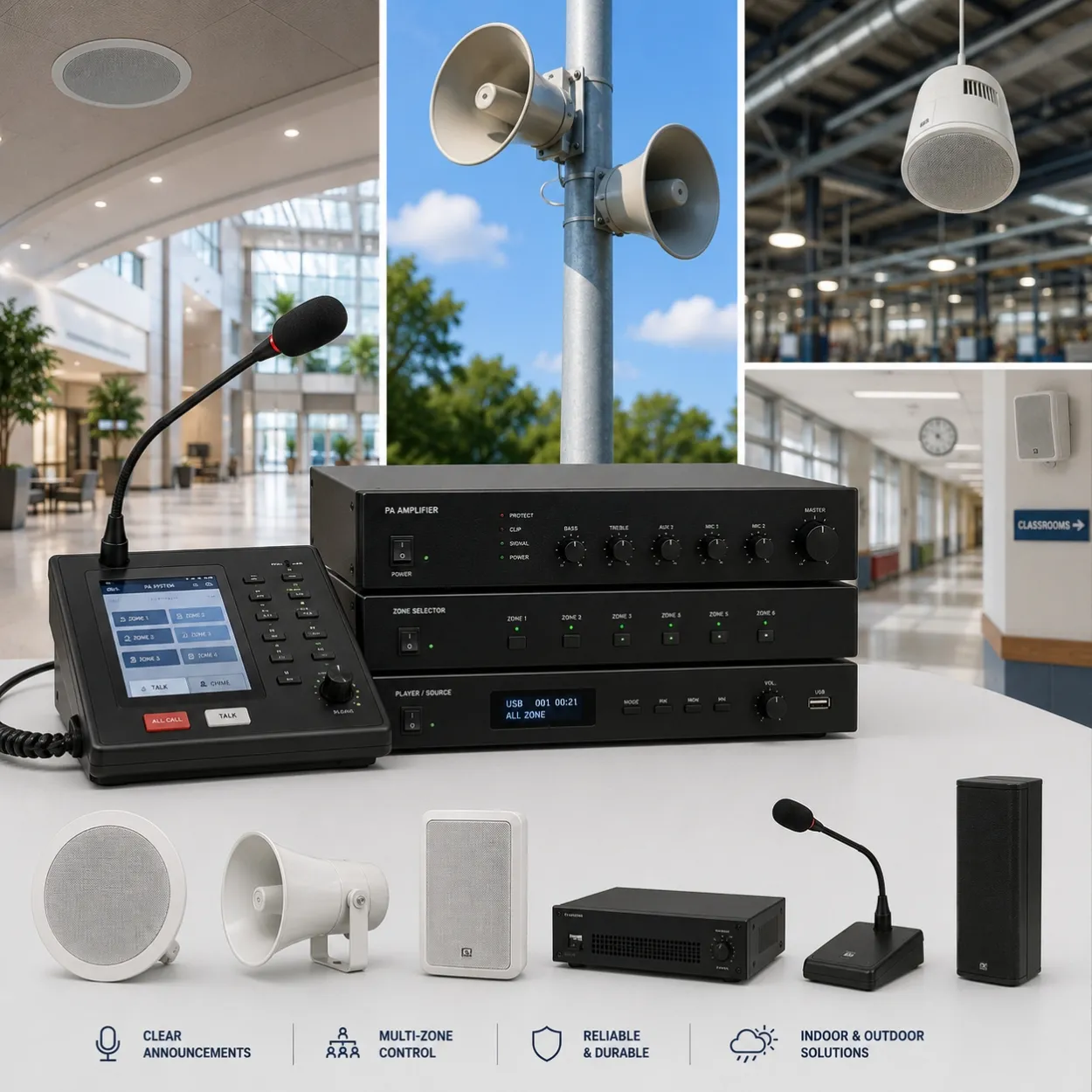 PA & Public Address Systems
