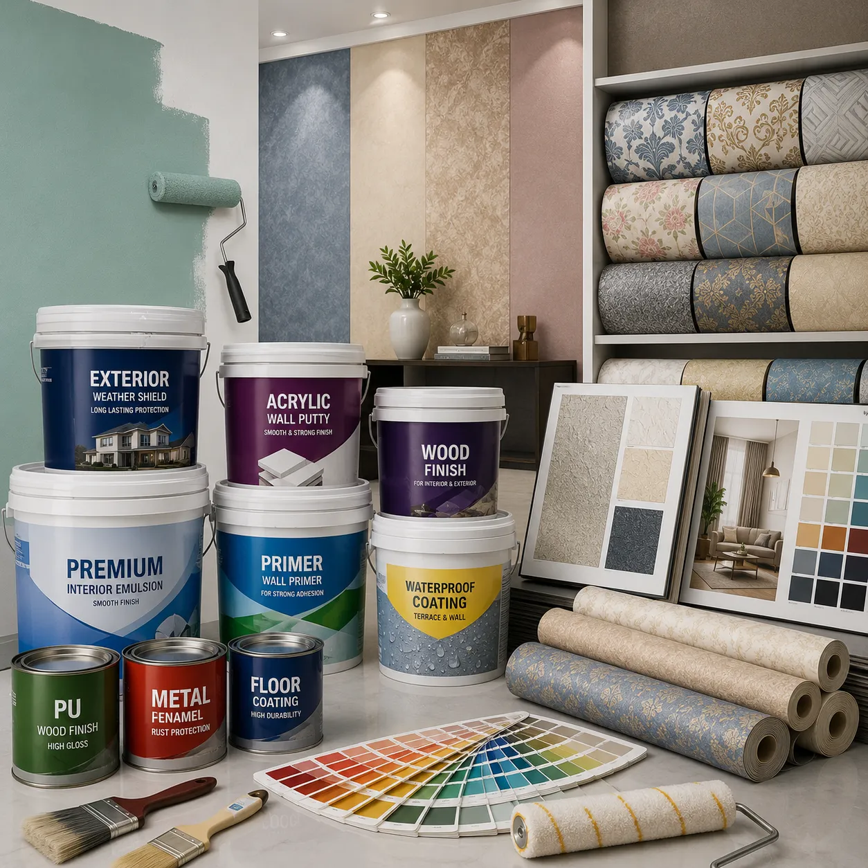 Paints, Coatings & Wallpapers