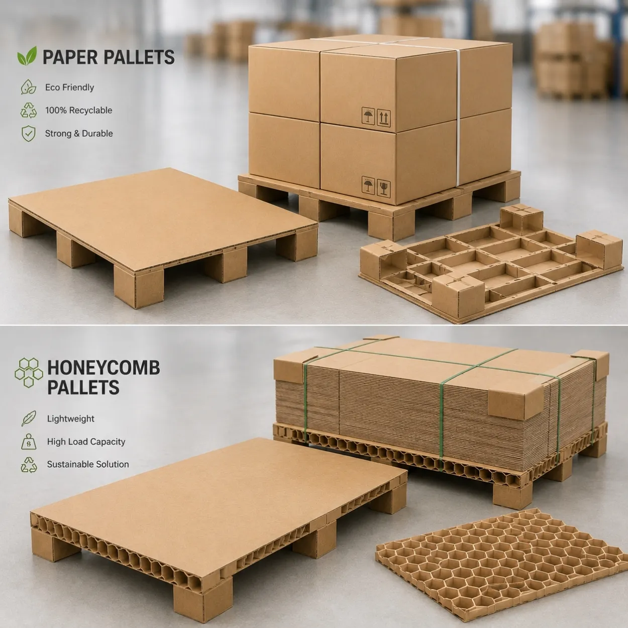 Paper & Honeycomb Pallets