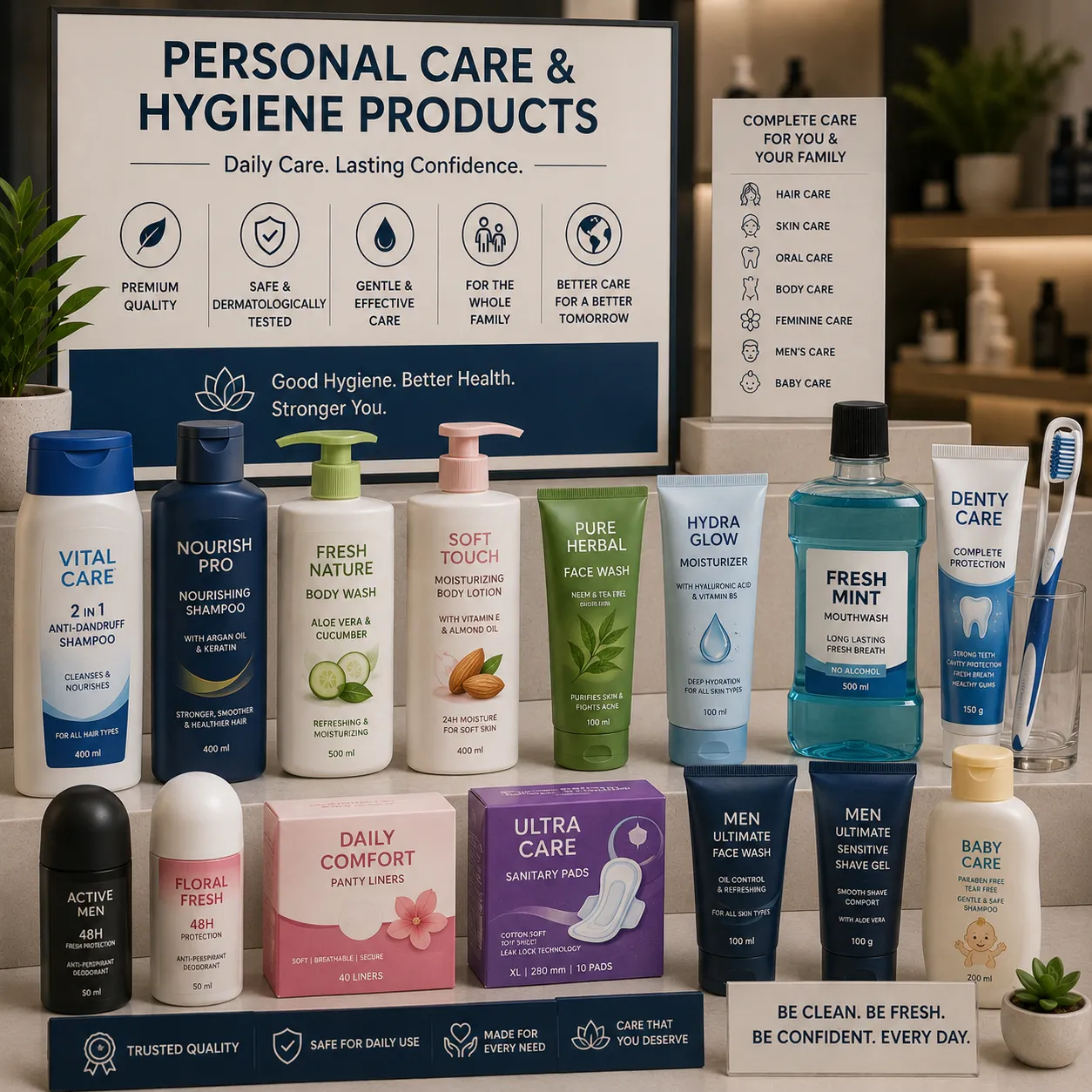 Personal Care & Hygiene Products