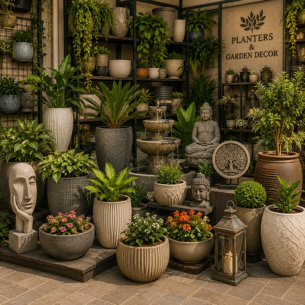 Planters & Garden Decor