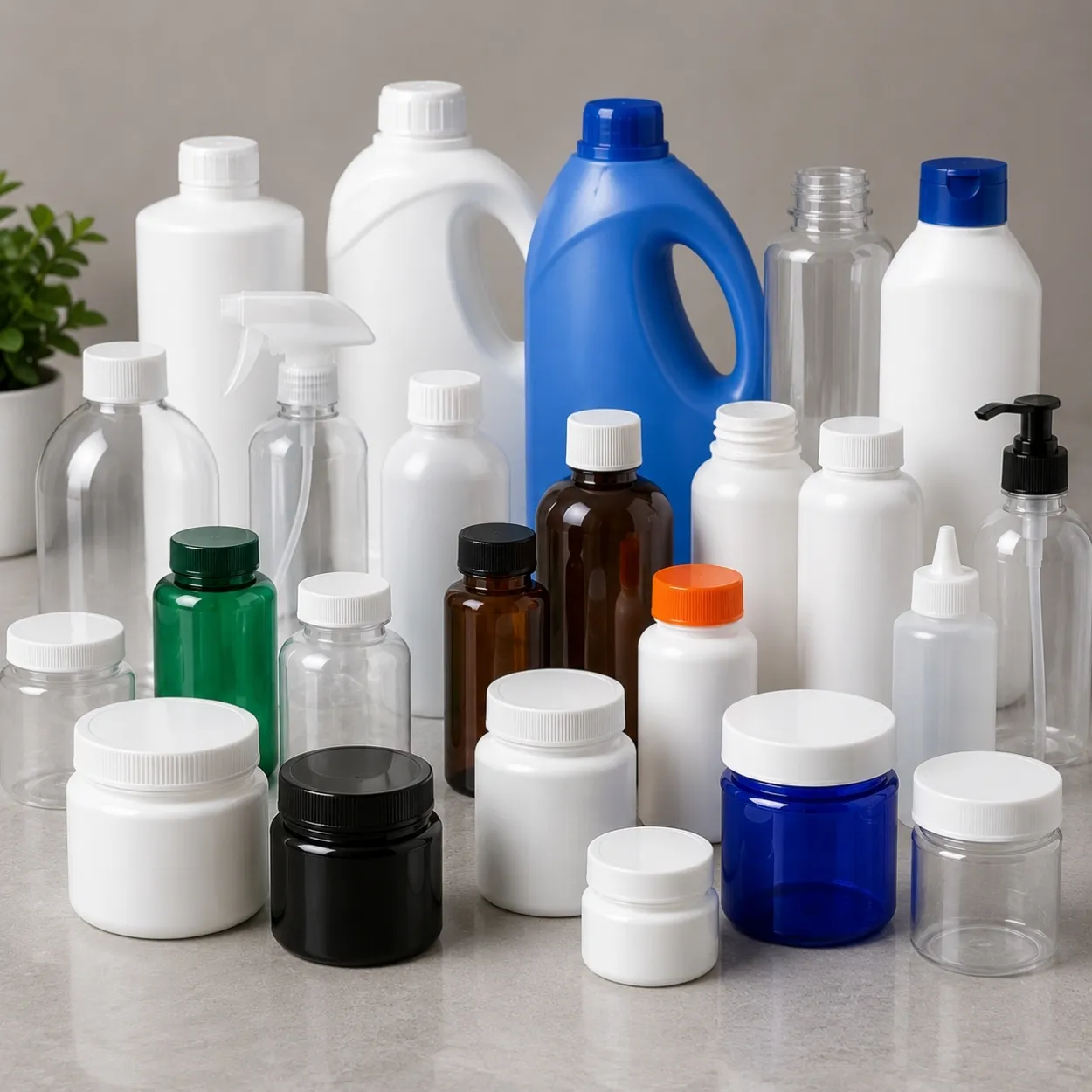Plastic Bottles & Jars
