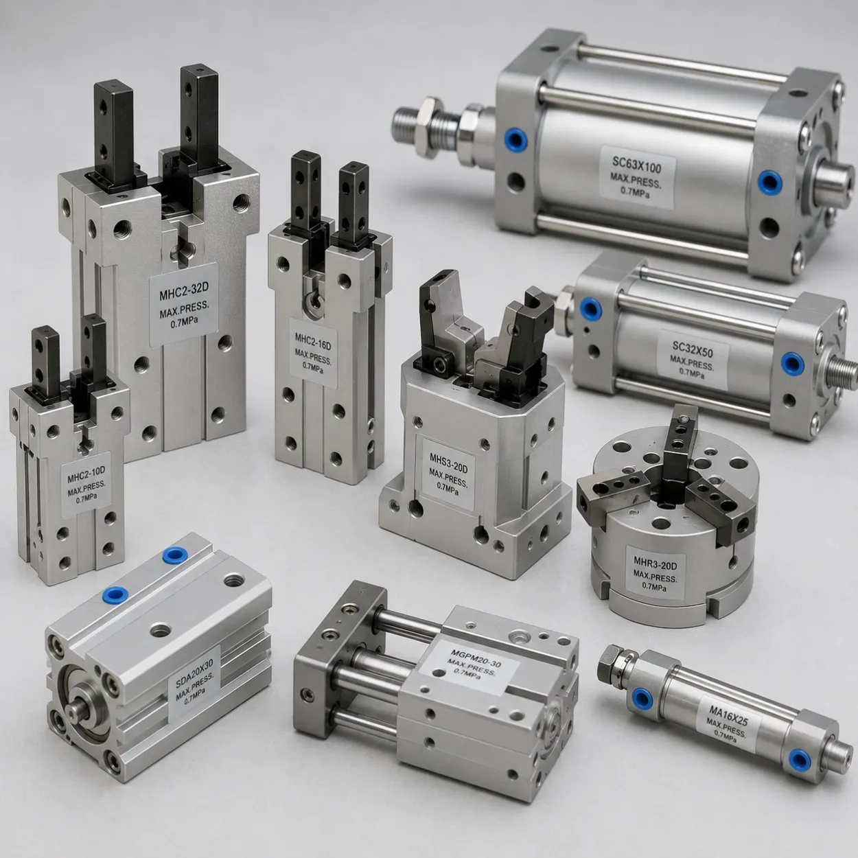 Pneumatic Grippers & Actuators