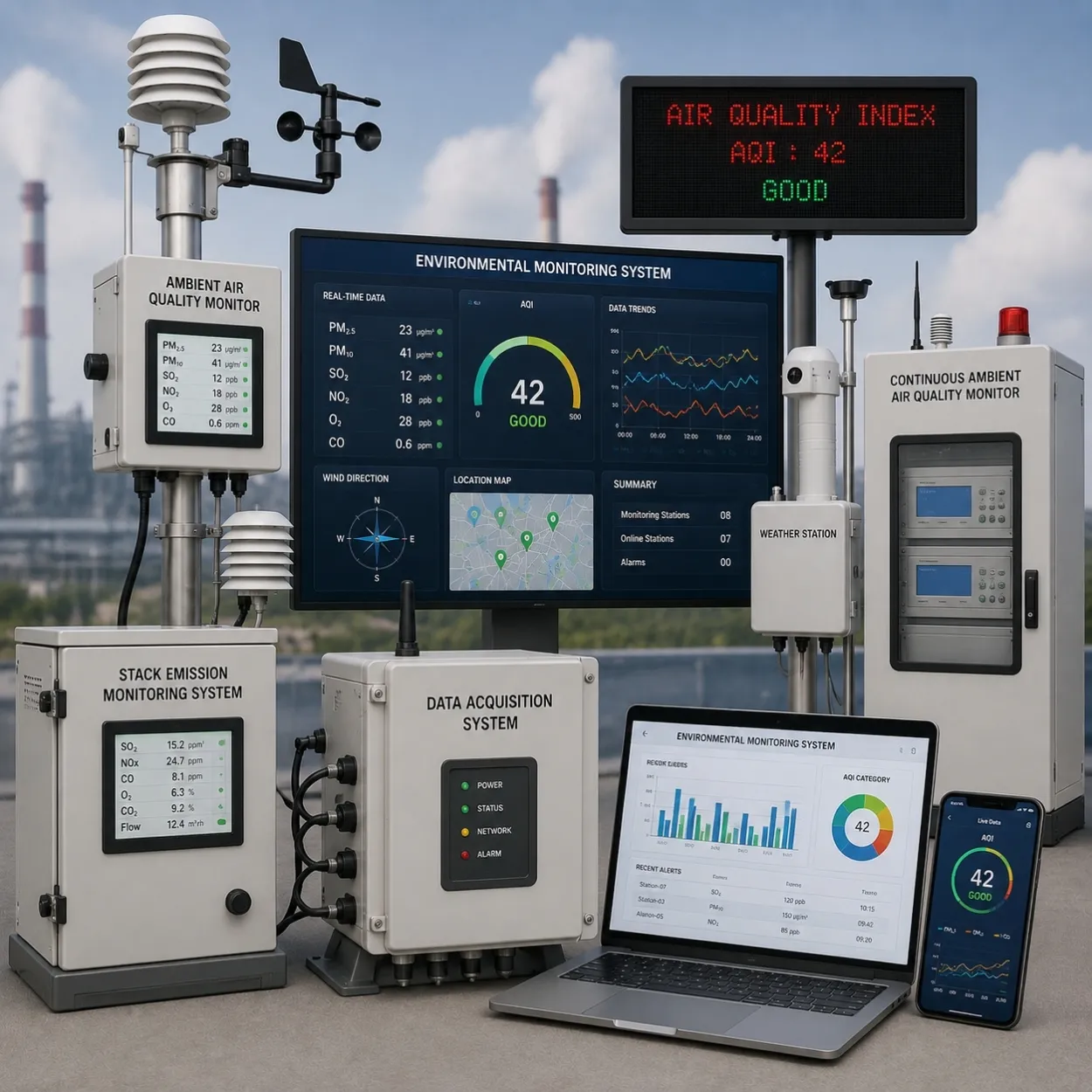 Pollution Monitoring & Data Systems