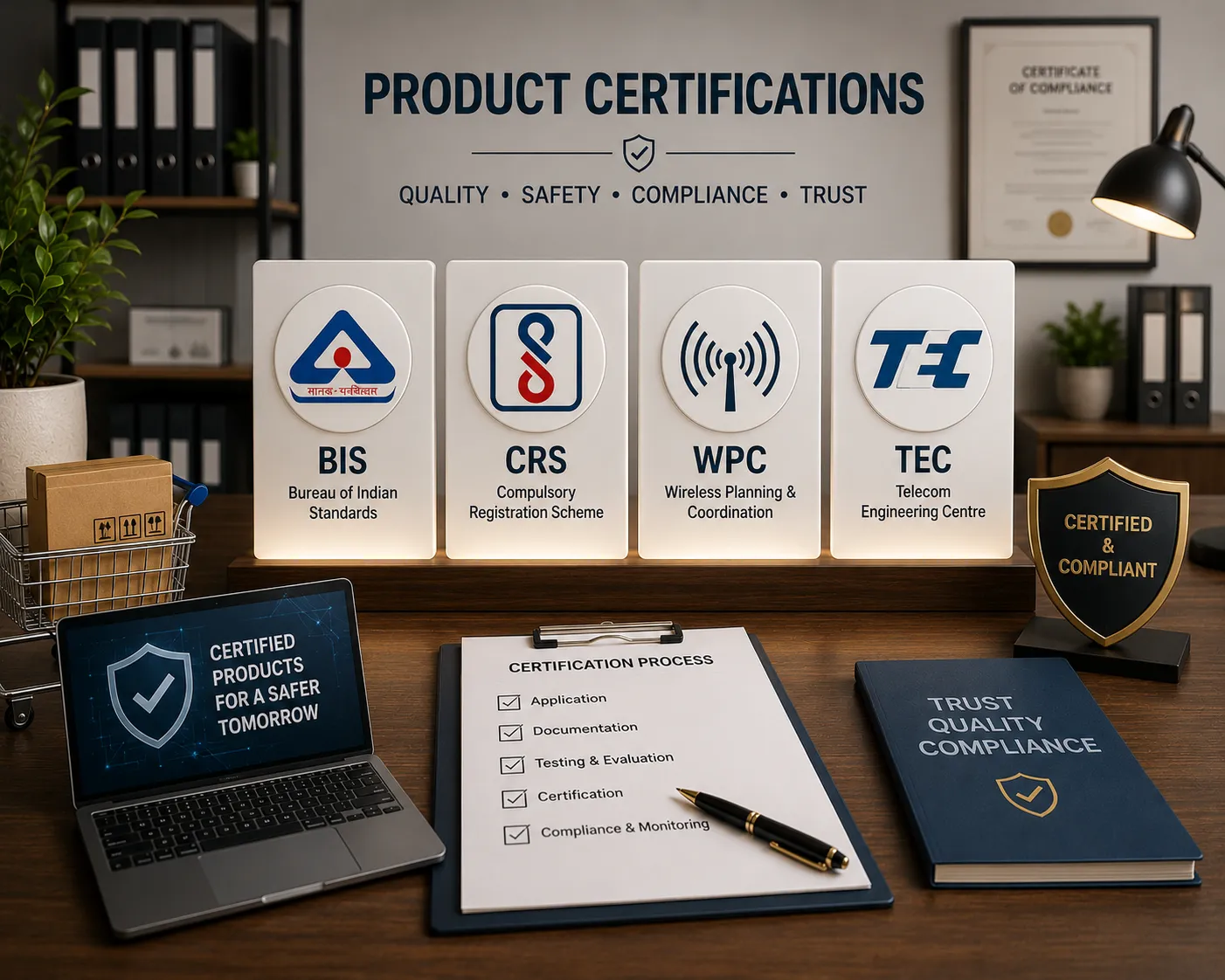 Product Certifications (BIS, CRS, WPC, TEC)