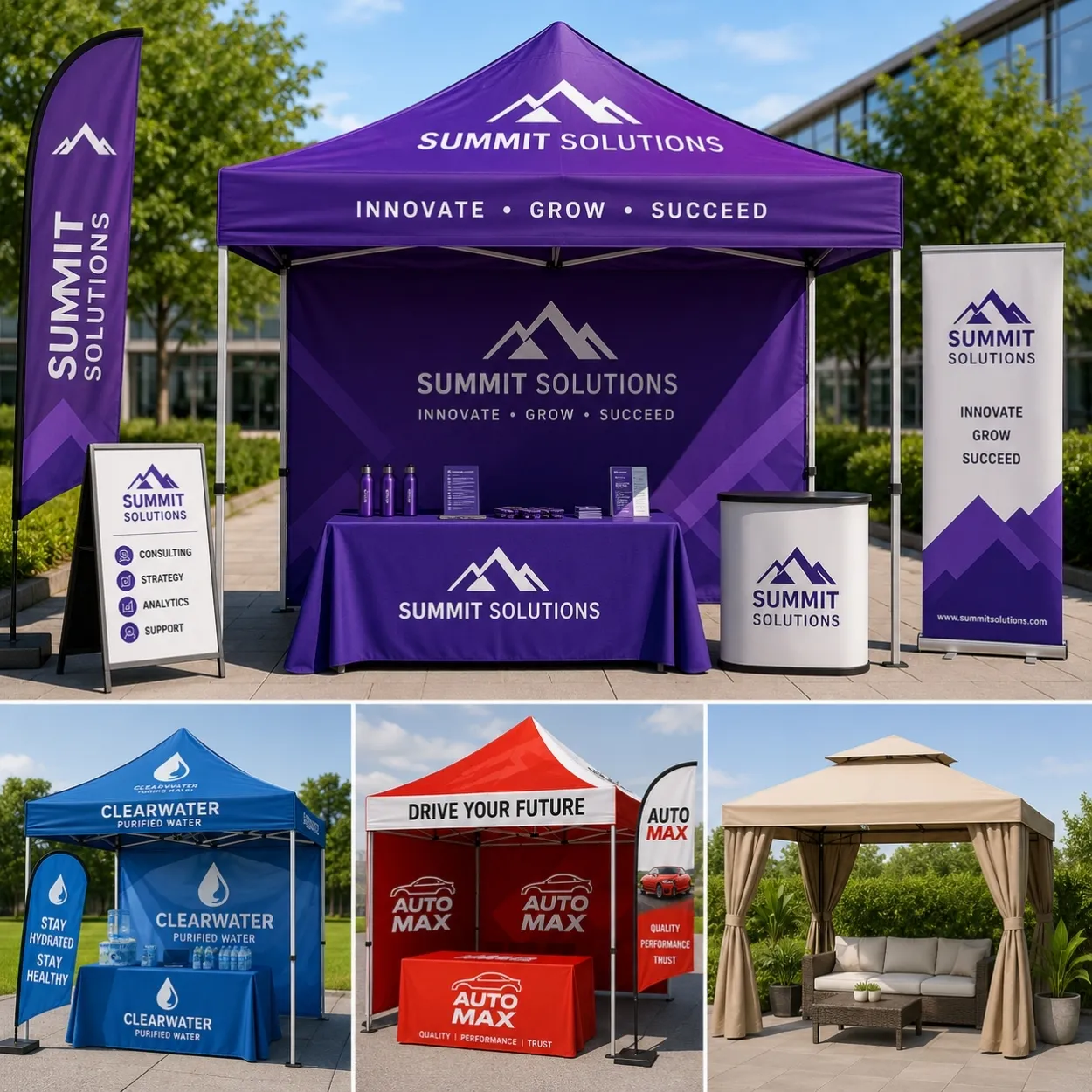 Promotional Tents, Canopies & Gazebos